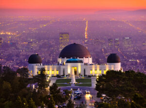 Griffith Observatory at dusk